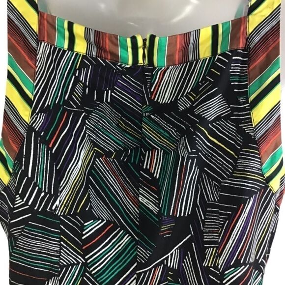 Duro Olowu Multi Color Cotton Fit & Flare Dress - Picture 11 of 11